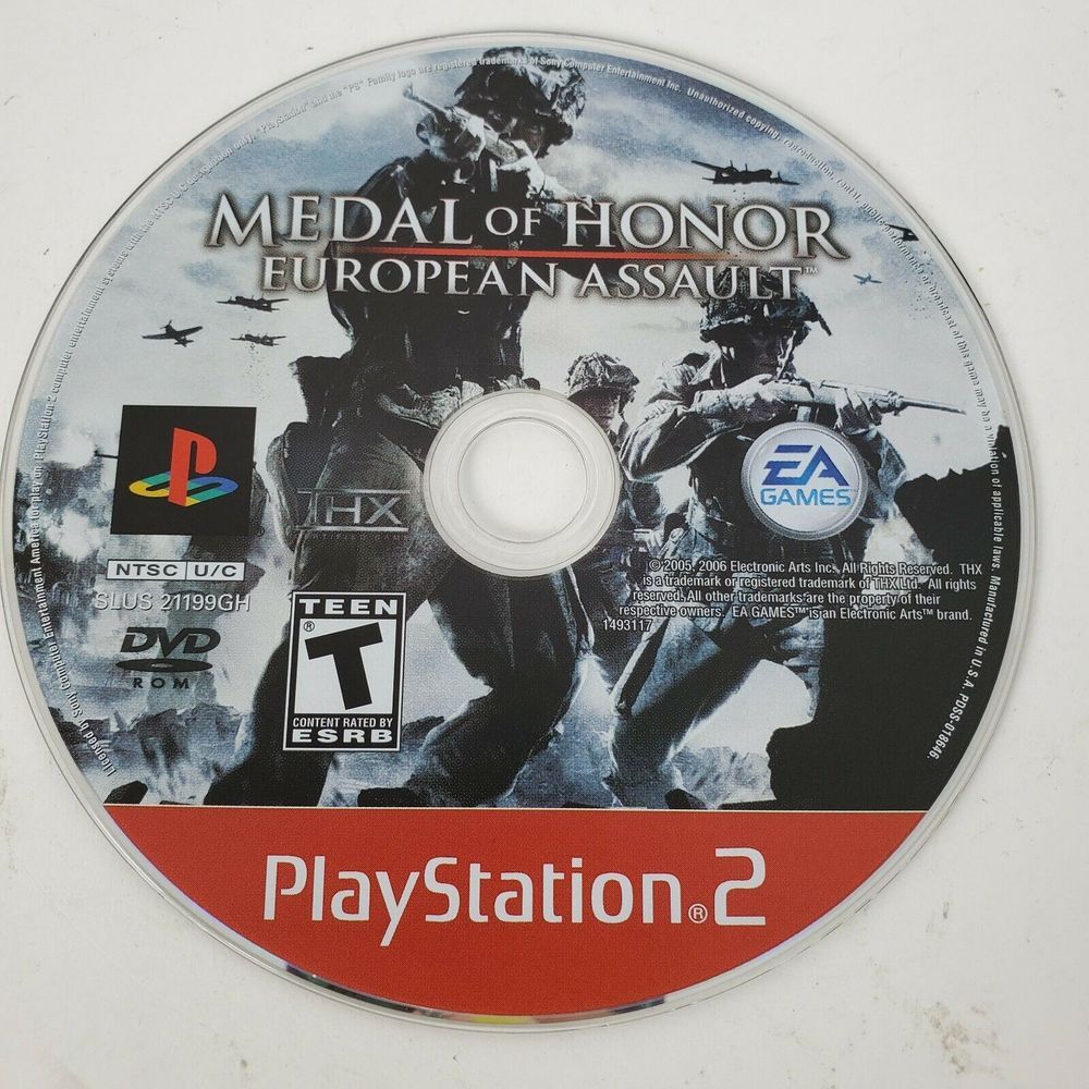 Medal of Honor: European Assault Sony PlayStation 2 2005 Disc Only